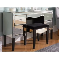Birlea Palermo 4 Drawer Mirrored Dressing Table Assembled