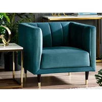 Julian Bowen Salma Teal Velvet Chair