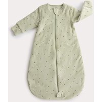 Velour Geometric 2.5 Tog Sleeping Bag (0-36 Mths) Sand Mix