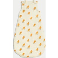 M&S Pure Cotton Lion Print 3.5 Tog Sleeping Bag (0-3 Yrs) Yellow Mix