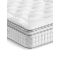 M&S 2500 Luxury British Wool Pocket Spring Medium Pillowtop Mattress White