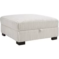 TGC Tracey Cream Cord Fabric Storage Footstool