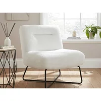 GFW Willow Cream Boucle Fabric Accent Chair