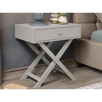 Core Options Grey 1 Drawer Petite Bedside Table