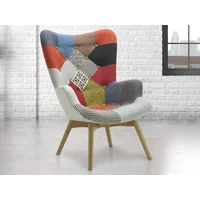 Birlea Sloane Patchwork Fabric Chair